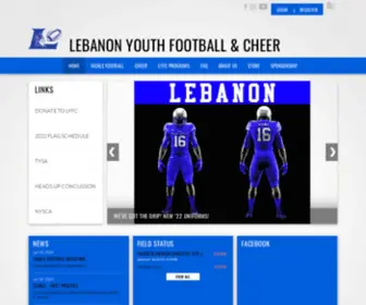 Lebanonyouthfootballandcheer.org(Lebanon) Screenshot