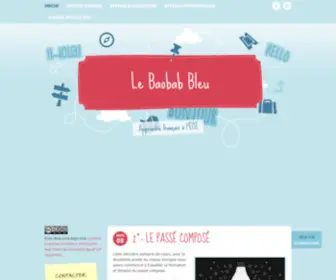 Lebaobabbleu.com(Le Baobab Bleu) Screenshot