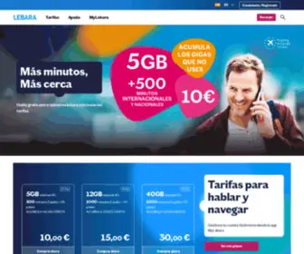 Lebara-Movil.es(Mejores tarifas móviles del mercado) Screenshot