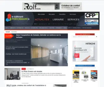 Lebatimentperformant.fr(Le site portail des professionnels du Génie Climatique et de l'Efficacité Energétique) Screenshot