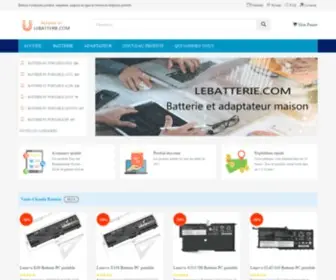 Lebatterie.com(Vente de batterie ordinateur portable) Screenshot