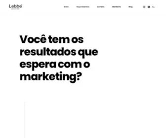 Lebbe.com.br(Agência de Marketing Estratégico) Screenshot