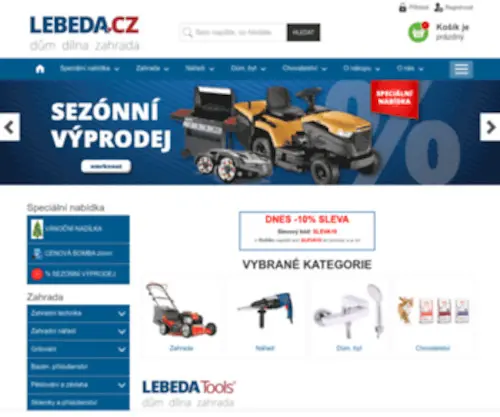 Lebeda.cz(LEBEDA Tools s.r.o) Screenshot