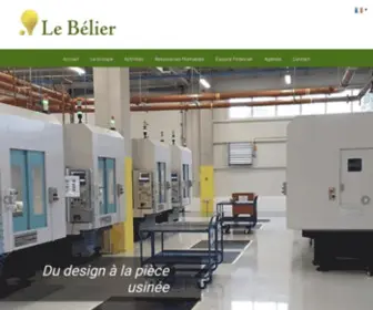 Lebelier.com(Bélier) Screenshot