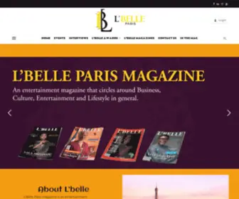 Lebelleparis.com(Digital Magazine) Screenshot