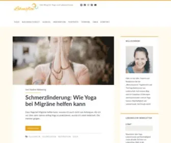 Lebensflow.de(Yoga Blog) Screenshot