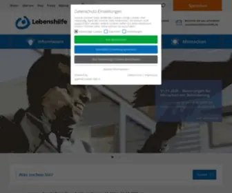 Lebenshilfe.de(Bundesvereinigung Lebenshilfe e.V) Screenshot