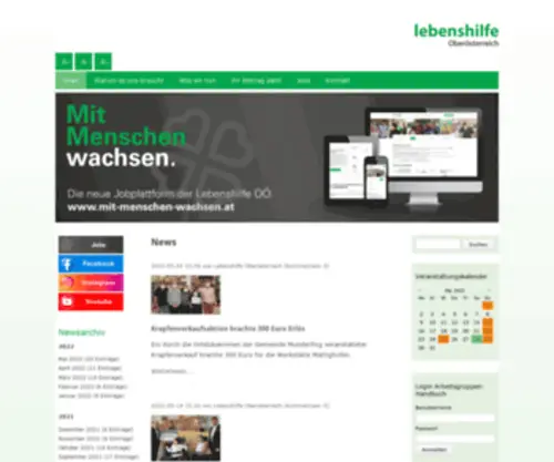 Lebenshilfe.org(Start) Screenshot