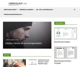 Lebenslauf.net(Dein täglicher karriere) Screenshot