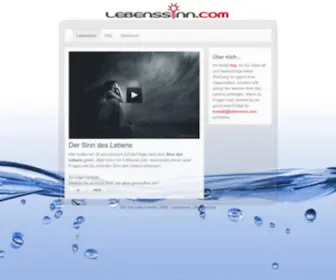 Lebenssinn.com(Der Sinn des Lebens oder Lebenssinn) Screenshot