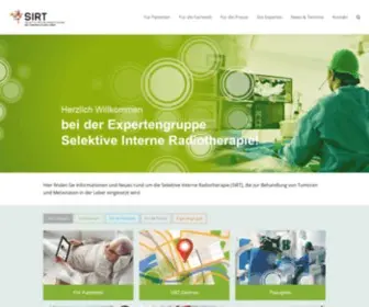 Leberkrebstherapie.org(Selektive Interne Radiotherapie bei Tumoren in der Leber) Screenshot