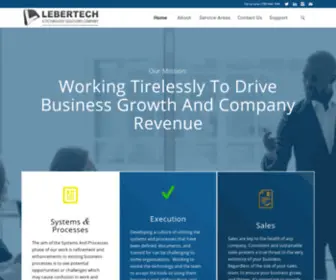 Lebertech.com(Lebertech Technology Services) Screenshot