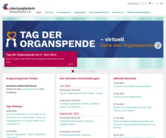 Lebertransplantation.eu(Zur Startseite) Screenshot