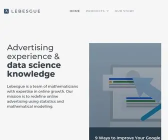 Lebesgue.io(Smarter Marketing) Screenshot