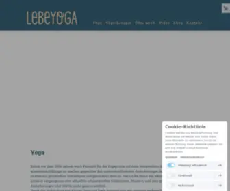 Lebeyoga.ch(Yoga für Körper) Screenshot