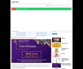 Lebihsikit.info(Lebih Info Berita) Screenshot