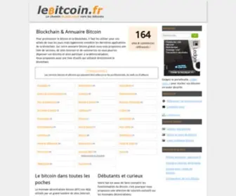 Lebitcoin.fr(Annuaire Bitcoin & Blockchain) Screenshot