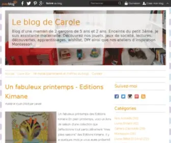 Leblogdecarole.com(Le blog de carole) Screenshot