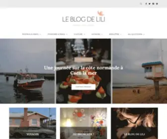 Leblogdelili.fr(Le blog de Lili est le blog lifestyle et culturel d'une Parisienne d'adoption) Screenshot