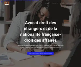 Leblogdemaitrebabou.com(Avocat Immigration) Screenshot