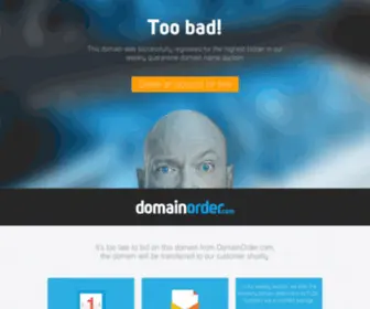 Leblogducomtedeparis.fr(This domain was successfully registered for the highest bidder in our weekly auction) Screenshot