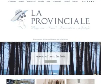 Leblogduneprovinciale.com(La Provinciale : l'art de vivre en mode senior à Montpellier) Screenshot