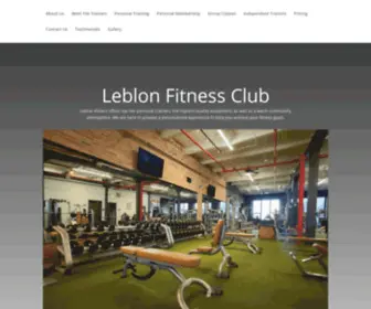 Leblonfitnessclub.com(Leblon Fitness Club) Screenshot