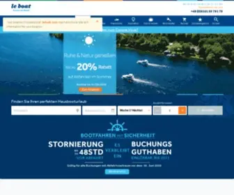 Leboat.de(Hausboot mieten) Screenshot