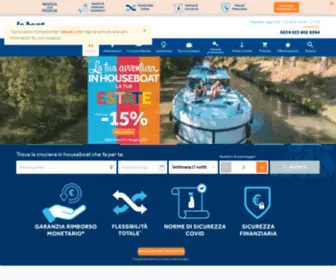 Leboat.it(Houseboat per Crociere Fluviali) Screenshot