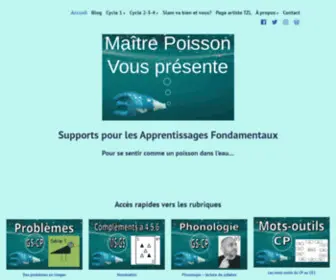 Lebocaldemaitrepoisson.fr(Le bocal de Maître Poisson) Screenshot