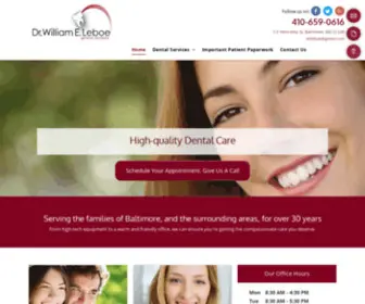 Leboedentistry.com(General Dentistry) Screenshot