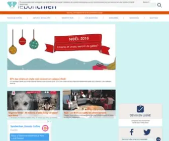 Lebonchien.fr(Chiens) Screenshot