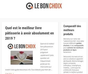 Lebonchoix.info(Comparatifs) Screenshot