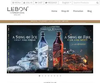 Leboninternational.com(禮邦國際酒業) Screenshot