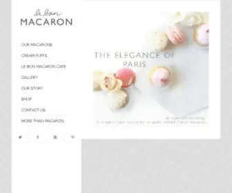 Lebonmacaron.com(Le Bon Macaron) Screenshot