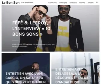 Lebonson.org(Le Bon Son) Screenshot