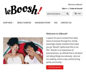 Leboosh.com(Create an Ecommerce Website and Sell Online) Screenshot