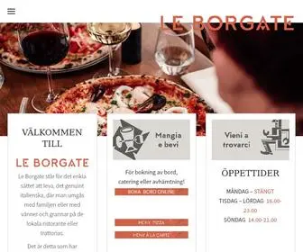 Leborgate.se(Le Borgate) Screenshot