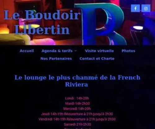 Leboudoirlibertin-Nice.com(Le Boudoir Libertin à Nice) Screenshot