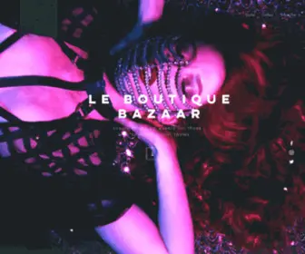Leboutiquebazaar.net(Mysite) Screenshot