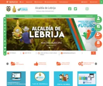 Lebrija-Santander.gov.co(Alcaldía) Screenshot