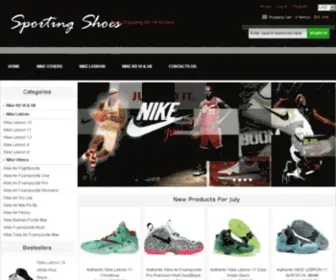 Lebronjamesshoes.us.com(Lebron james shoes) Screenshot