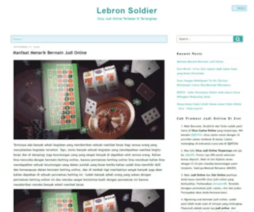 Lebronsoldier.us(Lebronsoldier) Screenshot