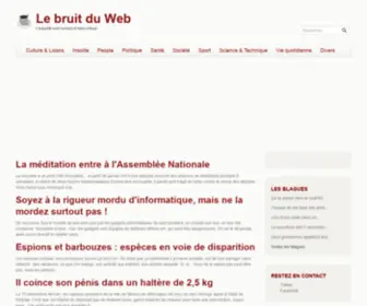 Lebruitduweb.fr(Le bruit du Web) Screenshot