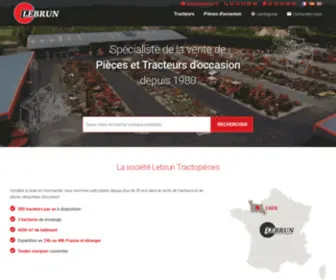 Lebrun-Tractopieces.com(Tracteur d'occasion) Screenshot