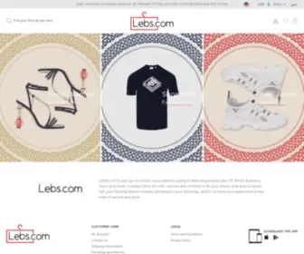 Lebs.com(Luxury Fashion Online Shopping) Screenshot