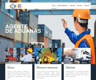 Lec-Ecuador.com(Logistica de carga y comercio exterior) Screenshot