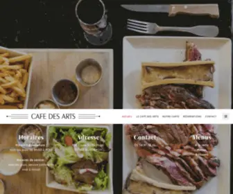 Lecafedesarts.fr(Le Café des Arts) Screenshot