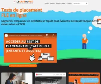 Lecafedufle.fr(Le Café du FLE) Screenshot