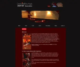 Lecairelounge.com(Ny hookah lounge) Screenshot